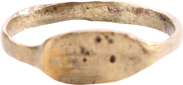 ROMAN SIGNET RING, 100-450AD, SIZE 9 1/2 - Fagan Arms
