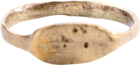 ROMAN SIGNET RING, 100-450AD, SIZE 9 1/2 - Fagan Arms