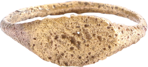 ROMAN SIGNET RING, 100-450AD, SIZE 7 ¾ - Fagan Arms