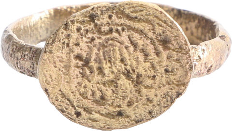 MEDIEVAL EUROPEAN MAN’S RING C.600-900 AD, SIZE 10 ½ - Fagan Arms