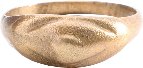 ANCIENT ROMAN/MEDIEVAL EVIL EYE RING, 4TH-8TH CENTURY AD, SIZE 8 - Fagan Arms