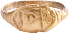 VIKING WARRIOR’S RING WITH RUNES, SIZE 8 ½+ - Fagan Arms