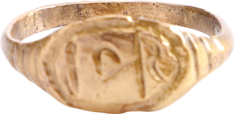 VIKING WARRIOR’S RING WITH RUNES, SIZE 8 ½+ - Fagan Arms