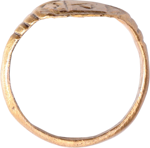 VIKING WARRIOR’S RING WITH RUNES, SIZE 8 ½+ - Fagan Arms