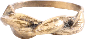 FINE VIKING WARRIOR’S ROPED OR TWIST RING, C.866-1067 AD, SIZE 11 ¼ - Fagan Arms