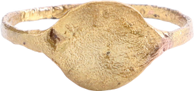 ROMAN FIGURAL RING, 2ND CENTURY AD, SIZE 7 ½ - Fagan Arms