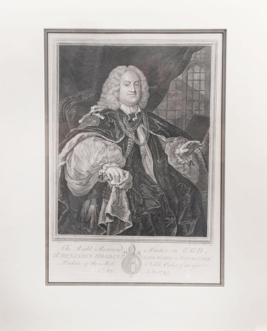 DR BENJAMIN HOADLY WILLIAM HOGARTH ENGRAVING 1742 - Fagan Arms