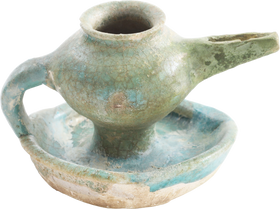 ISLAMIC OIL LAMP, 13TH-15TH CENTURY - Fagan Arms