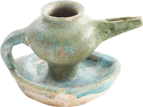 ISLAMIC OIL LAMP, 13TH-15TH CENTURY - Fagan Arms