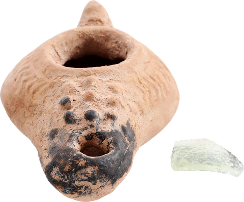 ROMAN BYZANTINE OIL LAMP 3RD-6TH CENTURY AD - Fagan Arms