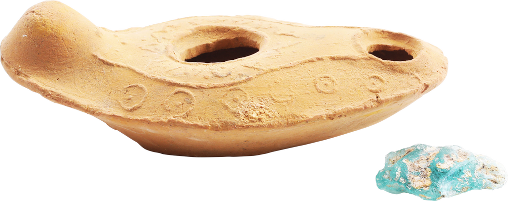 BYZANTINE HOLY LAND OIL LAMP, 7TH CENTURY AD - Fagan Arms