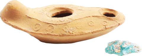 BYZANTINE HOLY LAND OIL LAMP, 7TH CENTURY AD - Fagan Arms