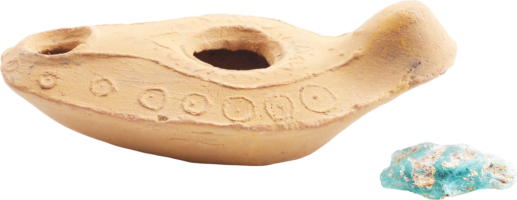 BYZANTINE HOLY LAND OIL LAMP, 7TH CENTURY AD - Fagan Arms