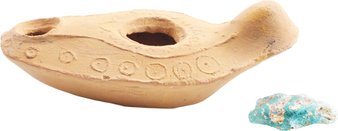 BYZANTINE HOLY LAND OIL LAMP, 7TH CENTURY AD - Fagan Arms