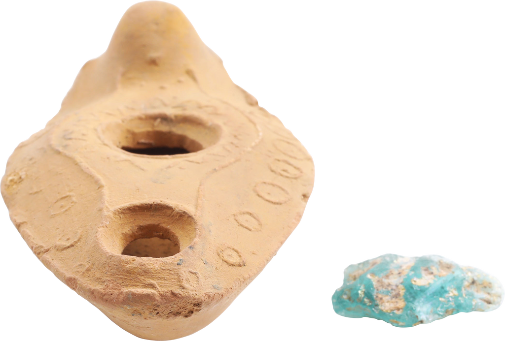 BYZANTINE HOLY LAND OIL LAMP, 7TH CENTURY AD - Fagan Arms