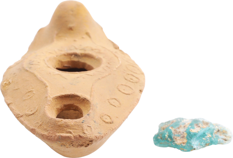 BYZANTINE HOLY LAND OIL LAMP, 7TH CENTURY AD - Fagan Arms