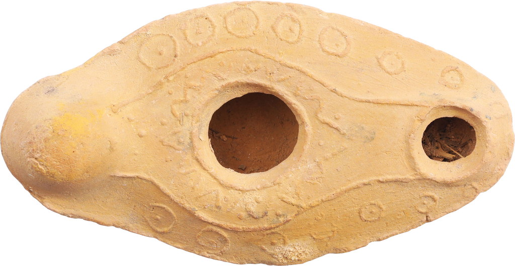 BYZANTINE HOLY LAND OIL LAMP, 7TH CENTURY AD - Fagan Arms