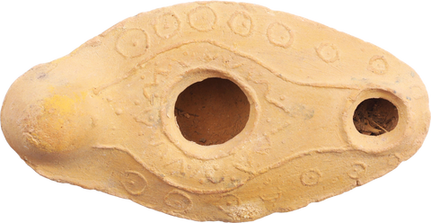 BYZANTINE HOLY LAND OIL LAMP, 7TH CENTURY AD - Fagan Arms