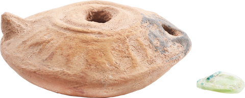 ROMAN TERRA COTTA OIL LAMP 1ST-3RD CENTURY AD - Fagan Arms