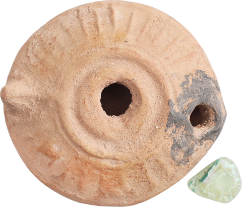 ROMAN TERRA COTTA OIL LAMP 1ST-3RD CENTURY AD - Fagan Arms