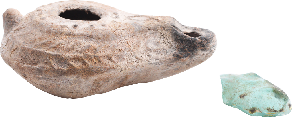 ROMAN/BYZANTINE OIL LAMP 3RD-6TH CENTURY AD - Fagan Arms