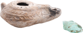 ROMAN/BYZANTINE OIL LAMP 3RD-6TH CENTURY AD - Fagan Arms
