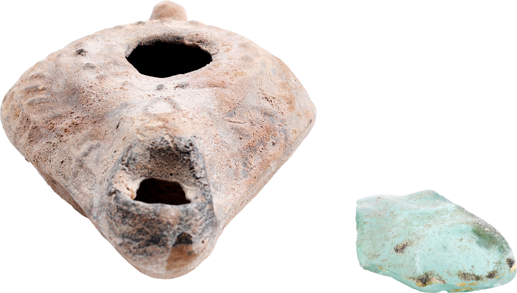 ROMAN/BYZANTINE OIL LAMP 3RD-6TH CENTURY AD - Fagan Arms