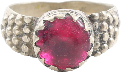 GOOD 19TH CENTURY EASTERN EUROPEAN GYPSY RING, SIZE 9 ½ - Fagan Arms