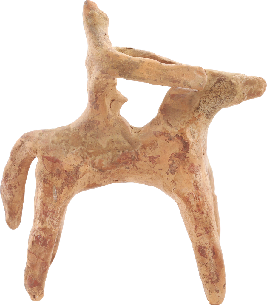 CYPRIOT TERRACOTTA EQUESTRIAN FIGURE 750-500 BC - Fagan Arms