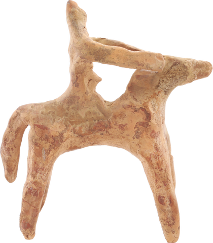CYPRIOT TERRACOTTA EQUESTRIAN FIGURE 750-500 BC - Fagan Arms
