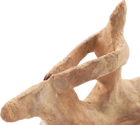 CYPRIOT TERRACOTTA EQUESTRIAN FIGURE 750-500 BC - Fagan Arms