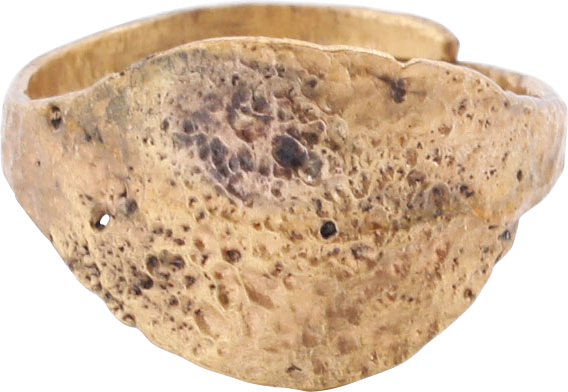 VIKING WARRIOR’S SHIELD RING, 10TH-11TH CENTURY, SIZE 7 3/4 - Fagan Arms