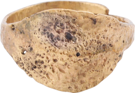 VIKING WARRIOR’S SHIELD RING, 10TH-11TH CENTURY, SIZE 7 3/4 - Fagan Arms