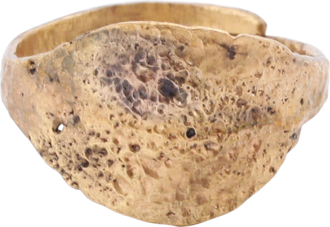 VIKING WARRIOR’S SHIELD RING, 10TH-11TH CENTURY, SIZE 7 3/4 - Fagan Arms