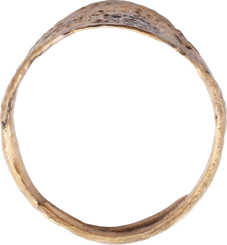 VIKING WARRIOR’S SHIELD RING, 10TH-11TH CENTURY, SIZE 7 3/4 - Fagan Arms