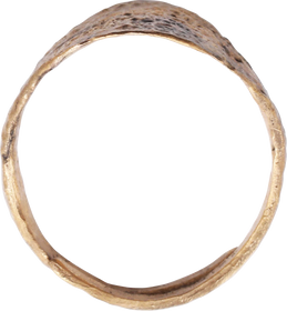 VIKING WARRIOR’S SHIELD RING, 10TH-11TH CENTURY, SIZE 7 3/4 - Fagan Arms