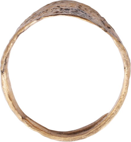 VIKING WARRIOR’S SHIELD RING, 10TH-11TH CENTURY, SIZE 7 3/4 - Fagan Arms