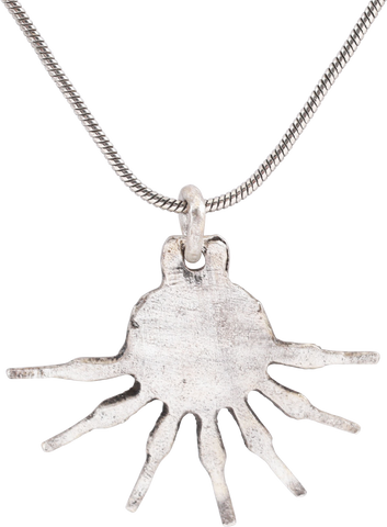 ROMAN WHEEL OF FORTUNE AMULET NECKLACE, 500-900 AD - Fagan Arms