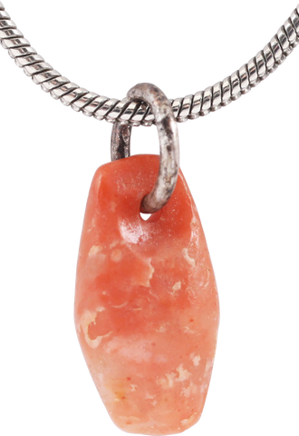 PRECOLUMBIAN STONE PENDANT NECKLACE, C.500-1600 AD - Fagan Arms