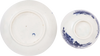 FIRST PERIOD WORCESTER TEA BOWL AND UNDER BOWL 1765-83 - Fagan Arms