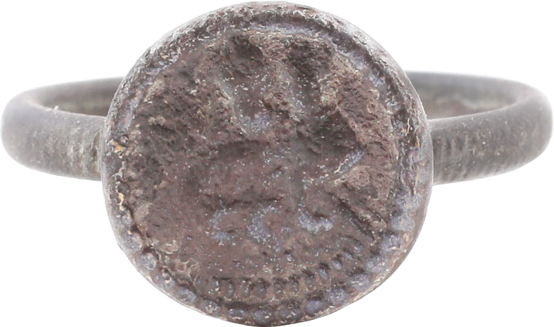 EUROPEAN ANTI REFORMATION (CATHOLIC) RING, 16TH CENTURY, SIZE 9 ¾-10 - Fagan Arms