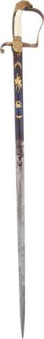 AMERICAN EAGLE HEAD MILITIA OFFICER’S SWORD C.1820-30 - Fagan Arms
