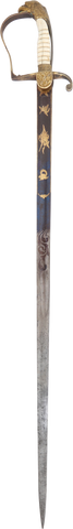 AMERICAN EAGLE HEAD MILITIA OFFICER’S SWORD C.1820-30 - Fagan Arms