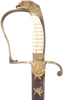 AMERICAN EAGLE HEAD MILITIA OFFICER’S SWORD C.1820-30 - Fagan Arms