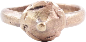 FINE ROMAN PROSTITUTE'S RING, C.100-300 AD, SIZE 2 ¼ - Fagan Arms