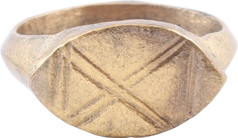 EUROPEAN BETROTHAL RING 9TH-12TH CENTURY, SIZE 5 1/2 - Fagan Arms