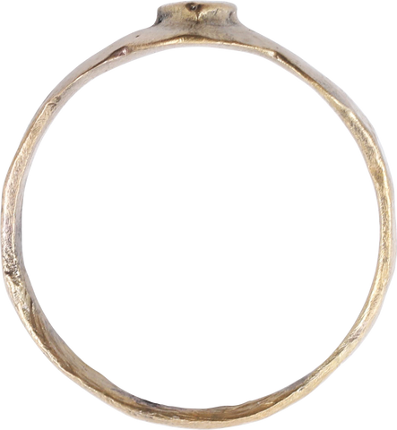 LATE MEDIEVAL WOMAN'S FASHION RING, SIZE 9 - Fagan Arms