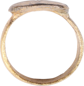FINE MEDIEVAL EUROPEAN RING 800-900AD, SIZE 8 ¼ - Fagan Arms