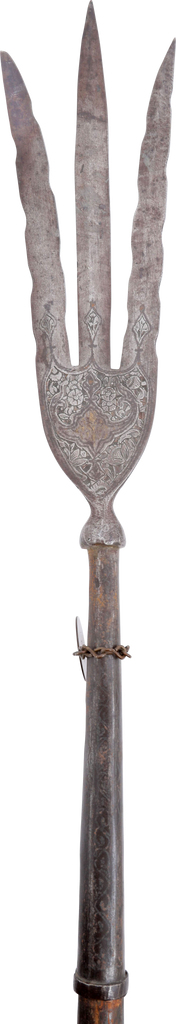 PERSIAN TRIDENT, 18TH CENTURY, MISSION INN RIVERSIDE CALIFORNIA - Fagan Arms