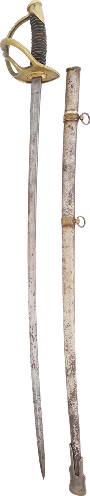 AMERICAN MILITIA CAVALRY OFFICERS SWORD, 1870’S-80’S - Fagan Arms